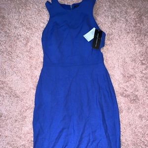 french connection blue dress